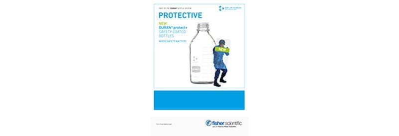 DURAN™ protect+ Safety Coated Bottles