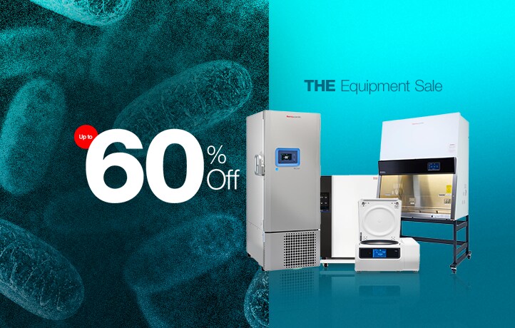 Save up to 60% on Thermo Scientific™ equipment, including the latest innovations.       
