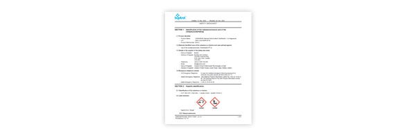 CHEMGENE Disinfectant Concentrate (Unfragranced) - Safety Data Sheet