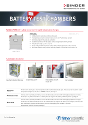 Battery Test Chambers