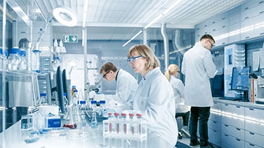 Scientists in a laboratory